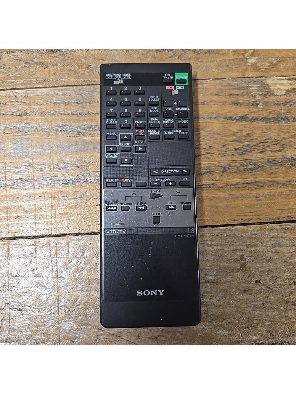 Sony RMT-V575A TV VCR Combo Remote Control for SLV565 SLV-565UC SLV575 SLV575UC